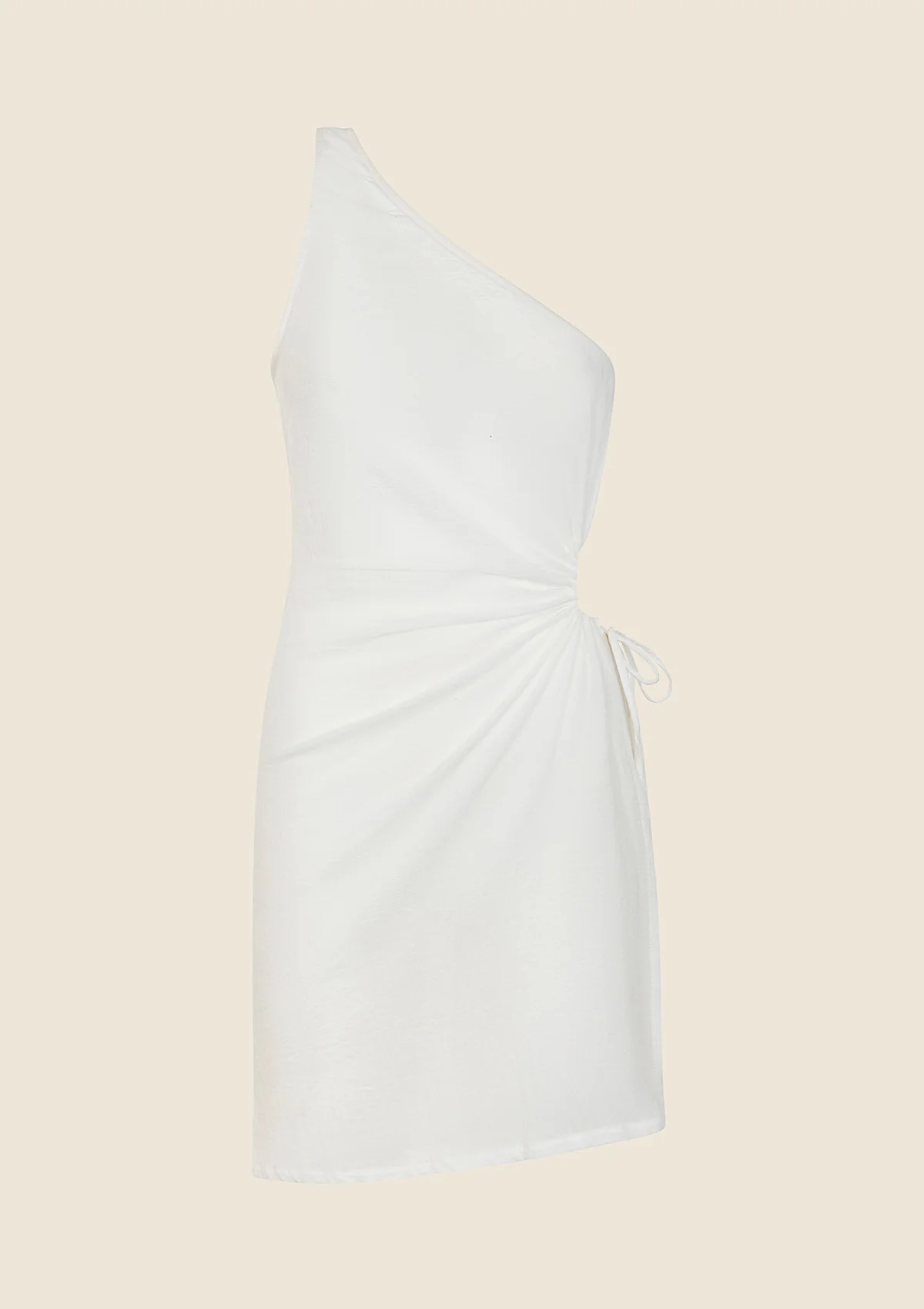 Vestito Corto Donna F**K Bianco 0306-WH - Image 3