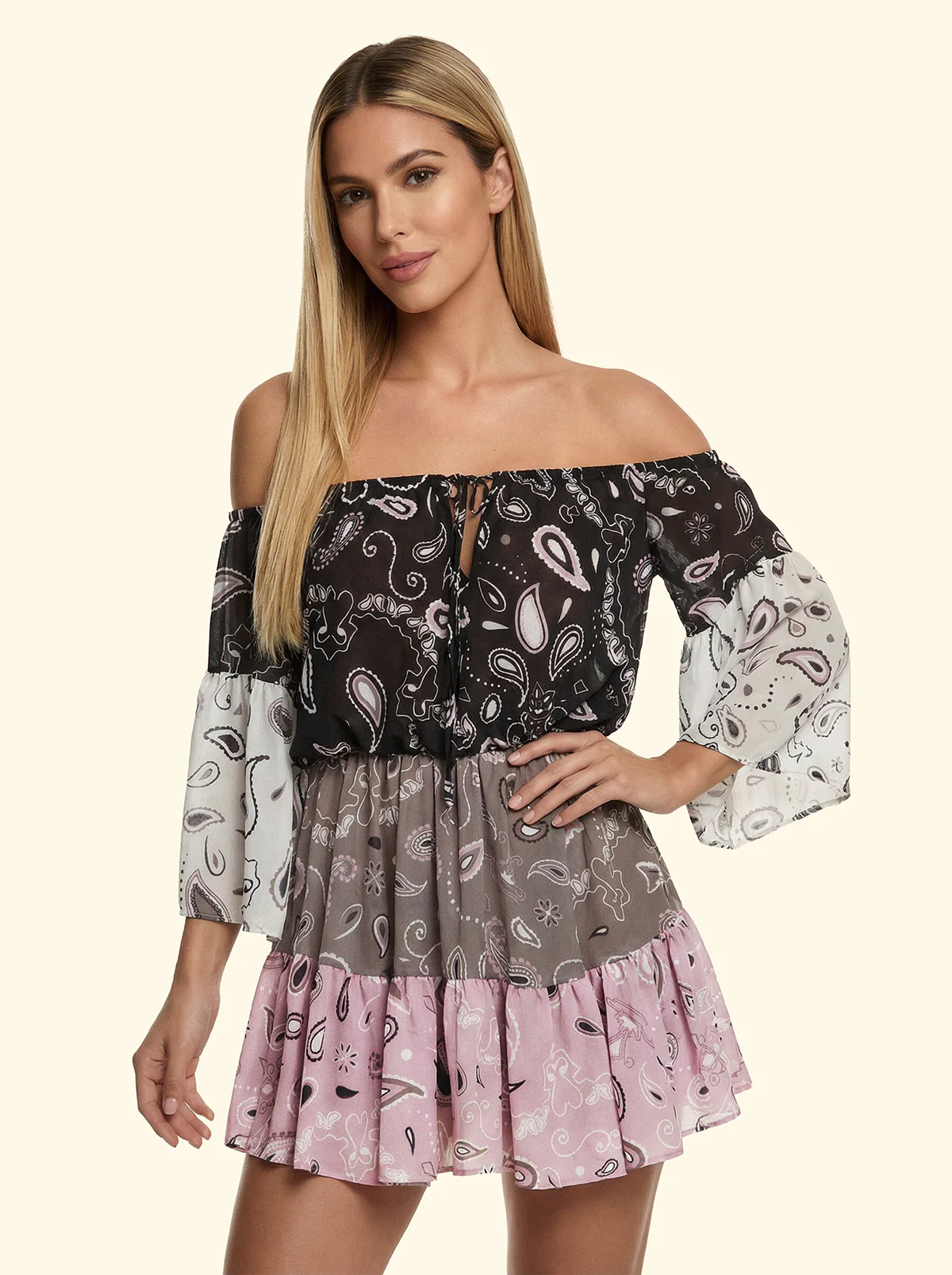 Vestito Corto Donna F**K Fantasia SW3105-X55 - Image 2