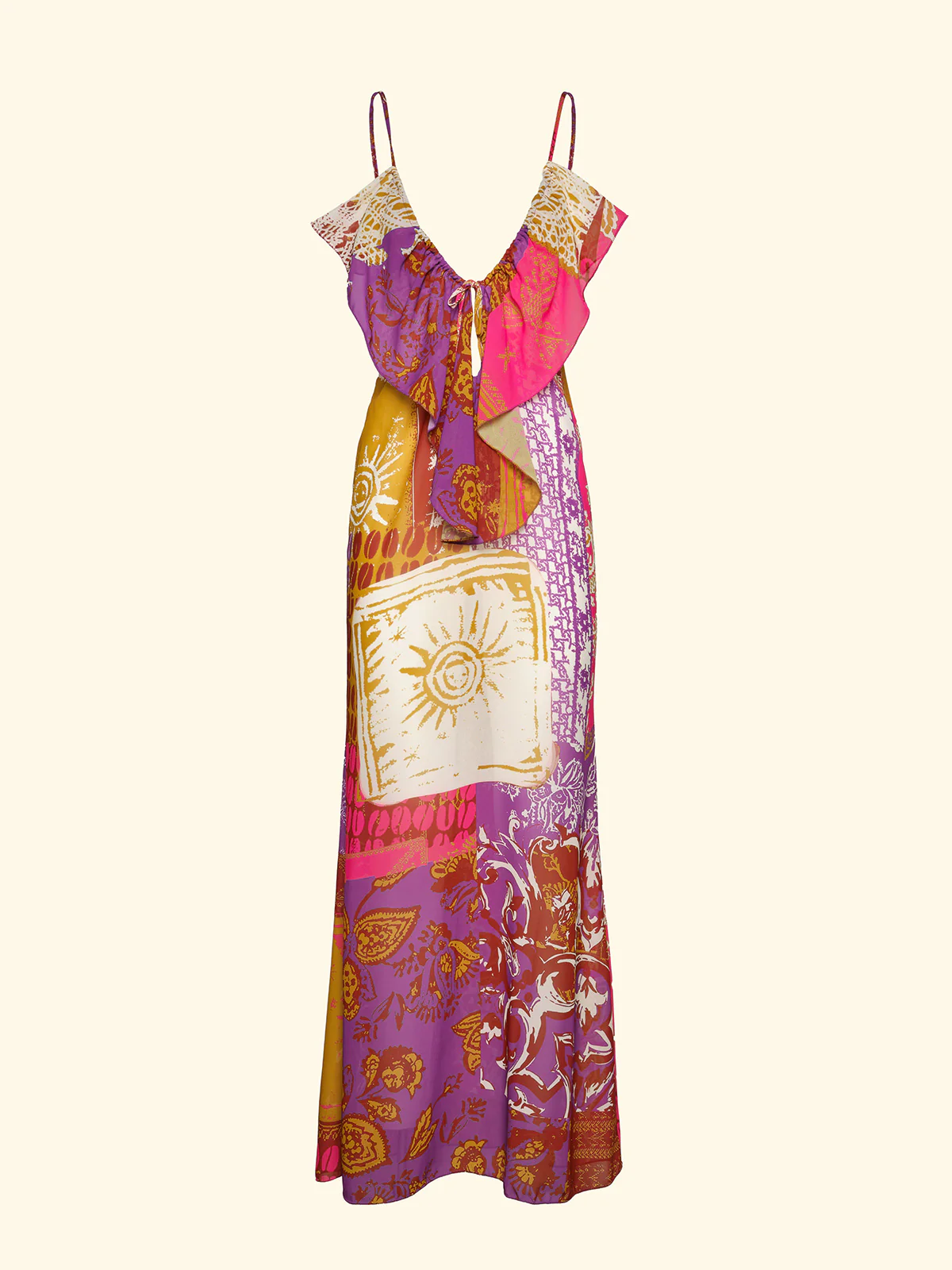 Vestito Lungo Donna F**K Fantasia SW0469-X41 - Image 3