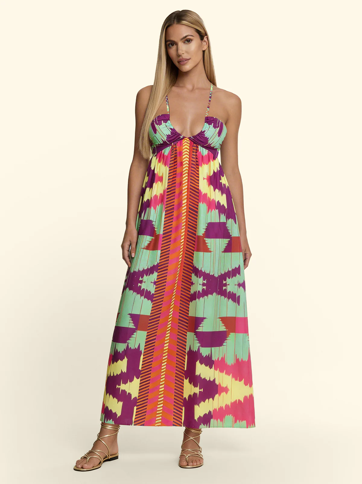 Vestito Lungo Donna F**K Fantasia SW0266-X13