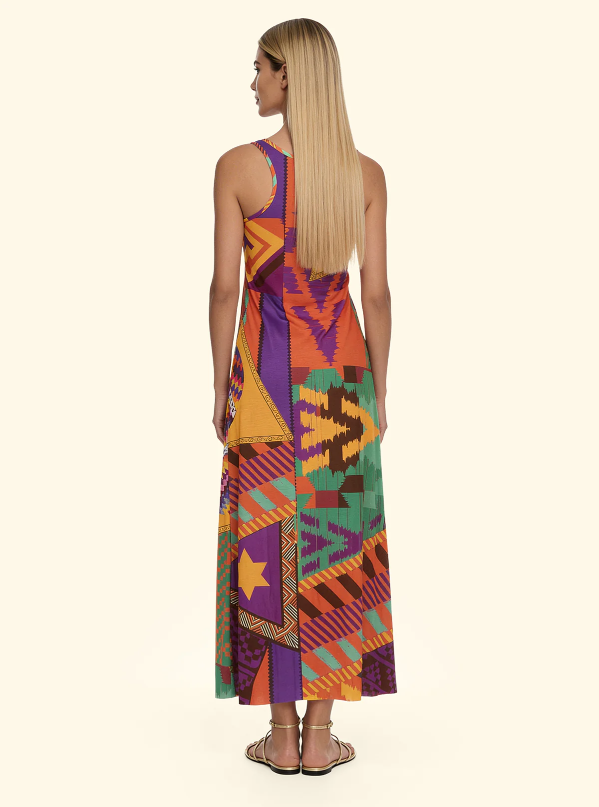 Vestito Lungo Donna F**K Fantasia SW3352-X11 - Image 2