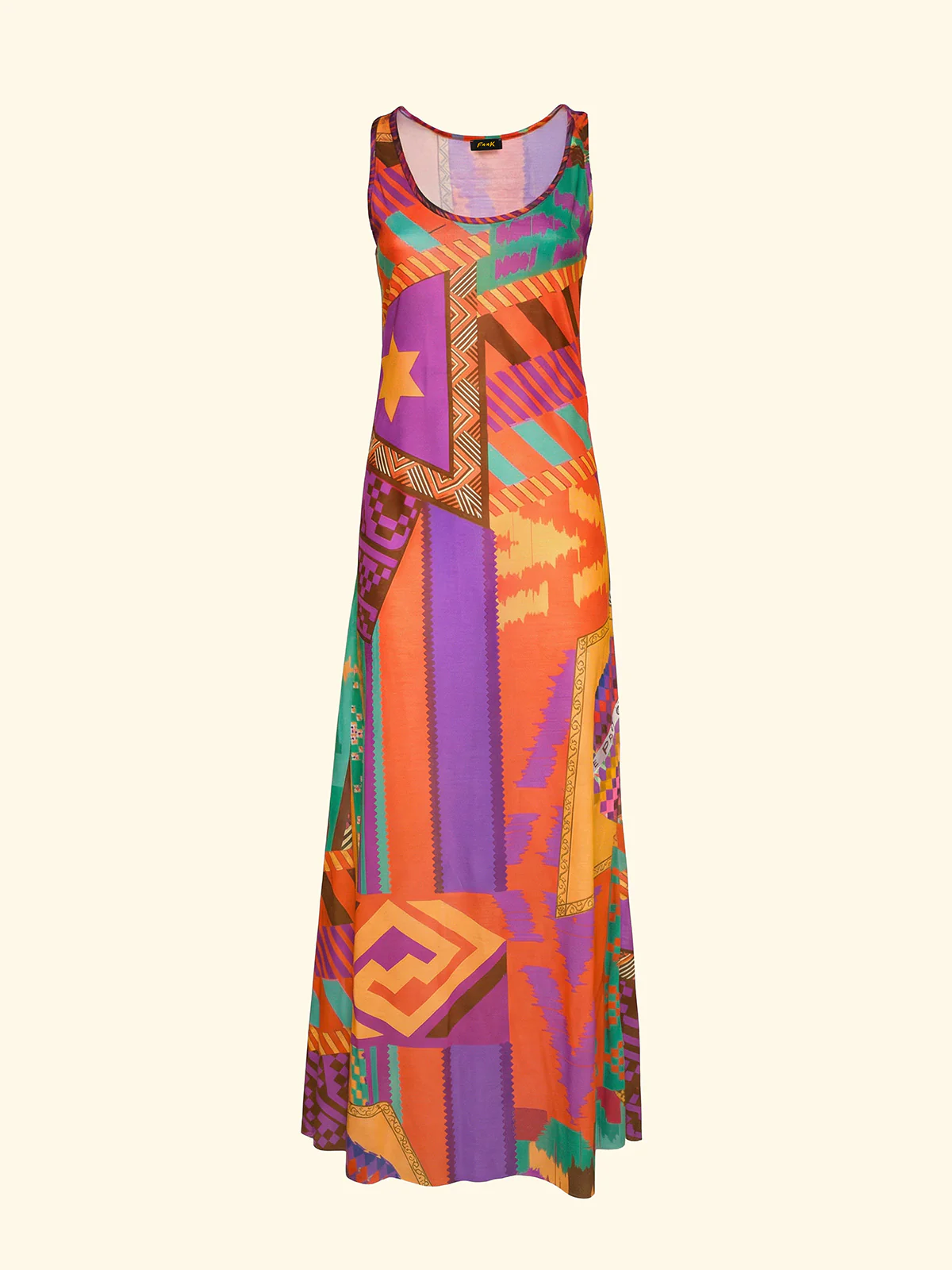 Vestito Lungo Donna F**K Fantasia SW3352-X11 - Image 3