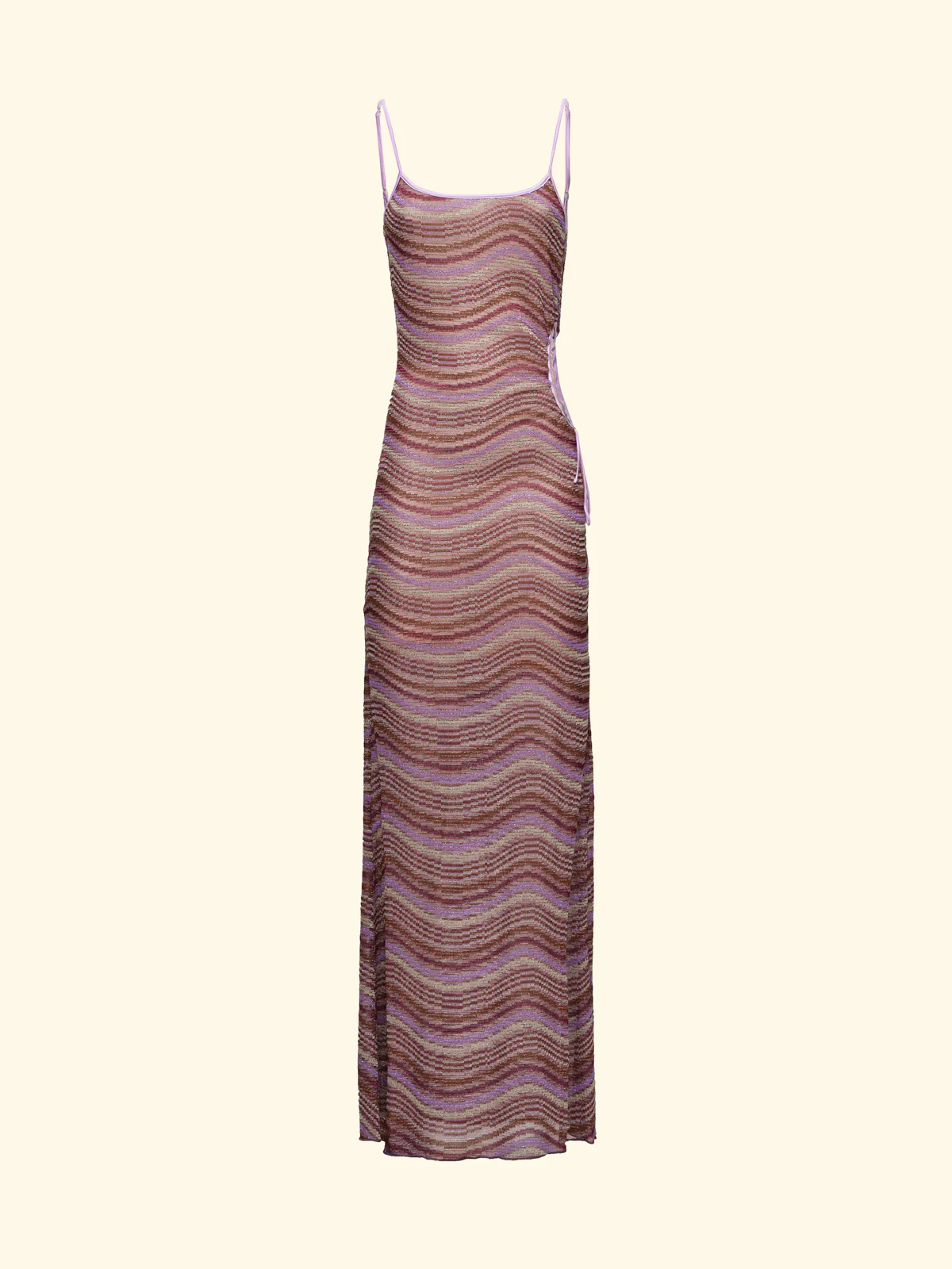 Vestito Lungo Donna F**K Multicolor SW0657-MC - Image 3